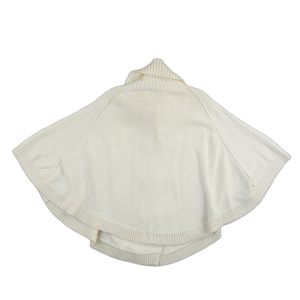 Julie Brown NYC Poncho Women's Size S Cream Horsebit Sweater Cape Equestrian - Picture 3 of 8